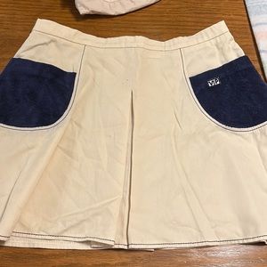 Vintage 1970 adidas VIP tennis skirt size large